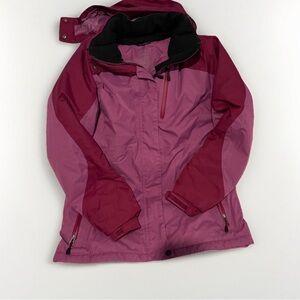 L.L. Bean Women's Two-Tone Pink Ski Jacket size M